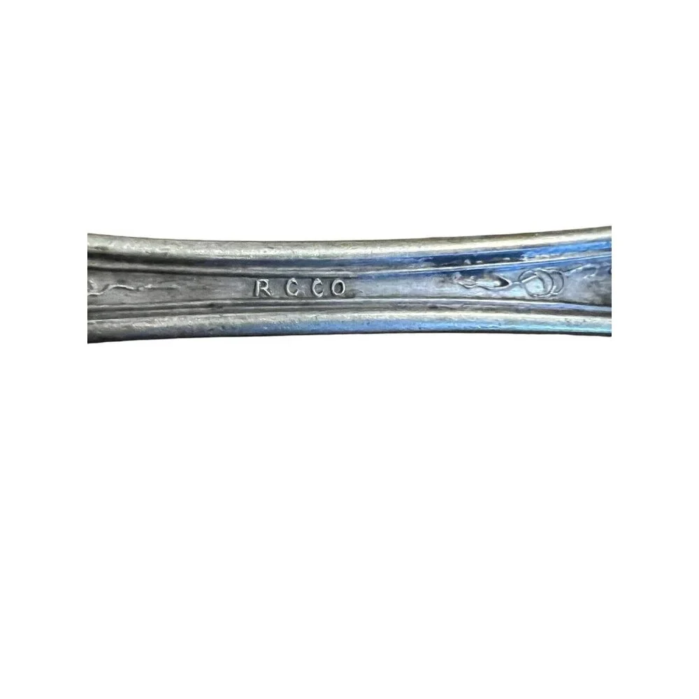 RCCO Bouquet Plate Vendome‎ Silverplate Meat Fork 8 1/2”